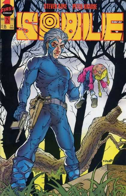 Sable 25 - Man - Doll - Forest - First Comics - No 25