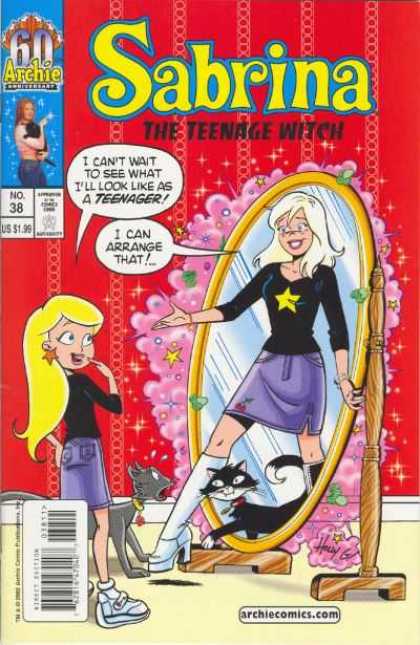 Sabrina 2 38 - Archie - Teenage Witch - Mirror - Speech Bubbles - Cat
