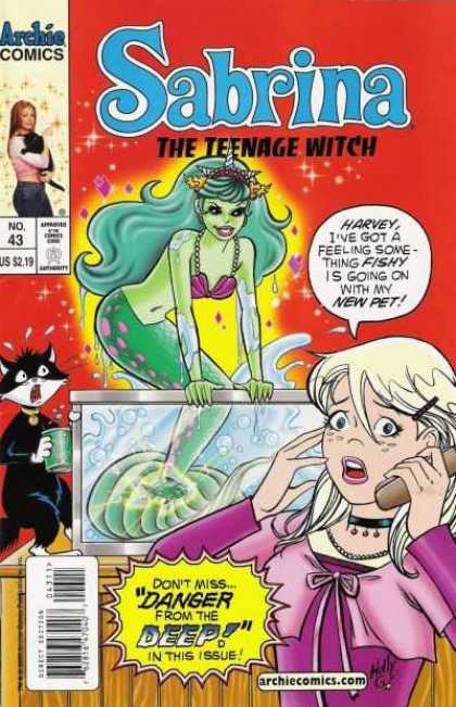 Sabrina 2 43 - Archia Comics - The Teenage Witch - Harvey - New Pet - Us 219