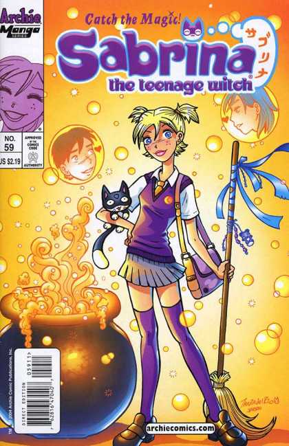 Sabrina 2 59 - Witch - Teen - Purple - Cat - Magic