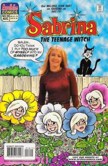 Sabrina 16 - The Teenage Witch - Archie - Speech Bubbles - Flowers - Blonde
