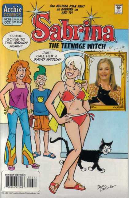 Sabrina 6 - Archie - Archie Comics - Teenage Witch - Sand Witch - Beach