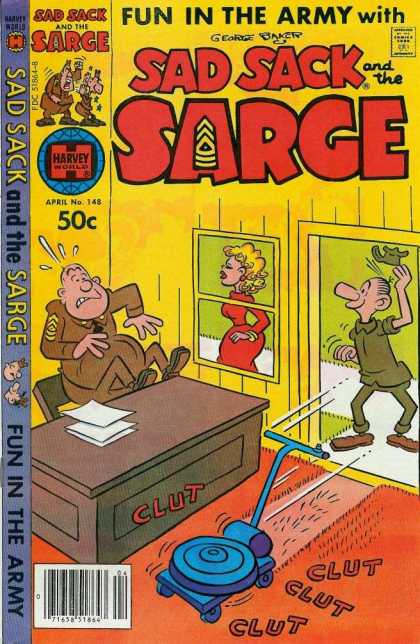 Sad Sack and the Sarge 148 - Fun In The Army With George Baker - Clut - One Young Lady - Officer - Table