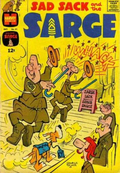 Sad Sack and the Sarge 51 - Harvey Comics - 12c - Sarge Sack - Song Dance