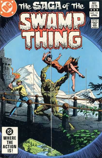 Saga of the Swamp Thing 12 - Dc Comics - Monster - Castle - Torch - Kidnapping - Thomas Yeates