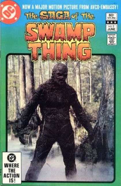 Saga of the Swamp Thing 2 - Dc - Comics Code - Monster - Where The Action Is - Avco-embassy