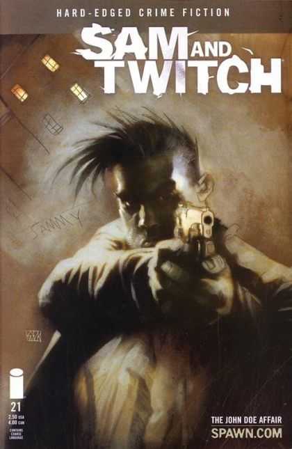 Sam and Twitch 21 - Hard Edged Crime Fiction - Jammy - Gun - City Lights - The John Doe Affair - Ashley Wood