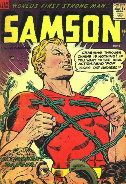 Samson 13 - Strong - Chains - Breaking - Power - Amazement