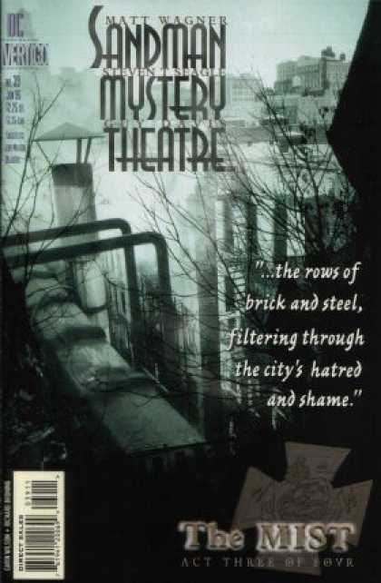 Sandman Mystery Theatre 39 - The Rows Of Brick And Steel - Industrial - City - Dusk - Hatred And Shame