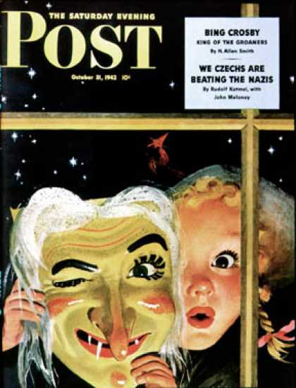 Saturday Evening Post - 1942-10-31: Witch's Mask (Charles Kaiser)