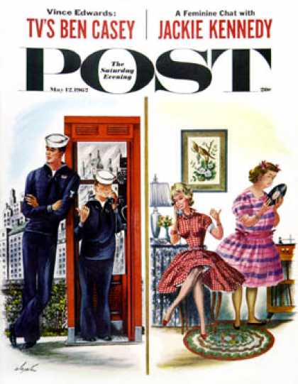 Saturday Evening Post - 1962-05-12: She Has a Great Personality (Constantin Alajalov)