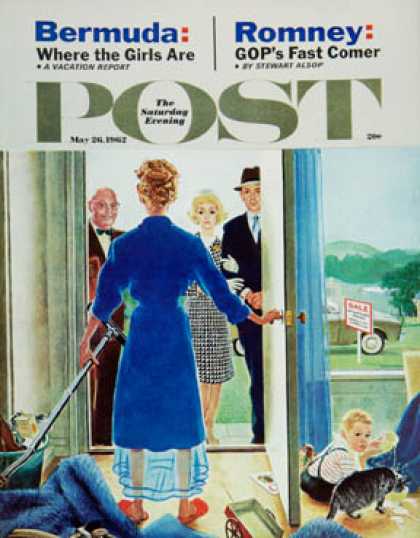 Saturday Evening Post - 1962-05-26: Home Showing (George Hughes)