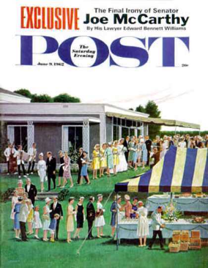 Saturday Evening Post - 1962-06-09: Wedding Reception (Ben Kimberly Prins)