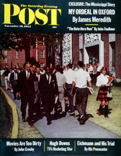 Saturday Evening Post - 1962-11-10: James Meredith at Ole Miss (John Burns)