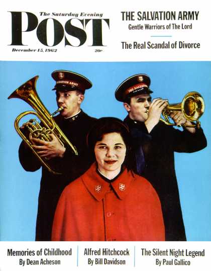 Saturday Evening Post - 1962-12-15: Salvation Army (Larry Fried)