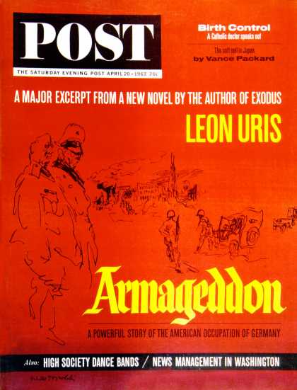 Saturday Evening Post - 1963-04-20: Armageddon (Feliks Topolski)
