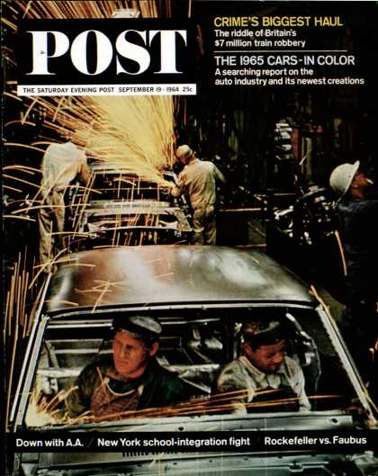 Saturday Evening Post - 1964-09-19: Ford Assembly Line (John Zimmerman)