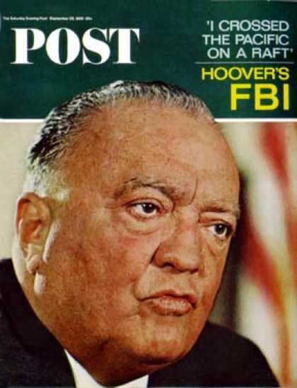 Saturday Evening Post - 1965-09-25: J. Edgar Hoover (Fred Ward)