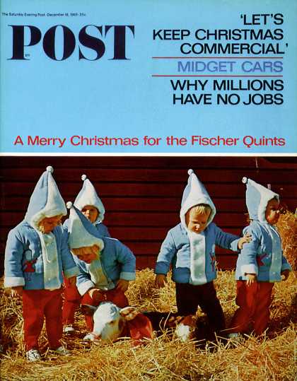 Saturday Evening Post - 1965-12-18: Fischer Quints at Two (Wayne Miller)