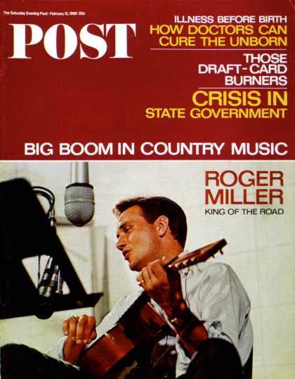 Saturday Evening Post - 1966-02-12: Roger Miller (Maurie Rosen)