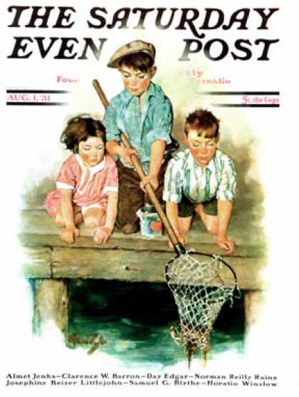 Saturday Evening Post - 1931-08-01: Crabbing (Ellen Pyle)