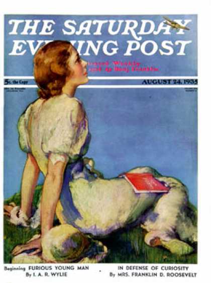 Saturday Evening Post - 1935-08-24: Inspired by Poetry (Guy Hoff)