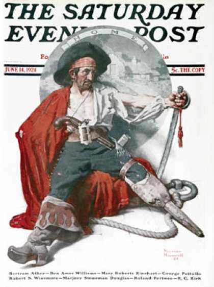 Saturday Evening Post - 1924-06-14 (Norman Rockwell)