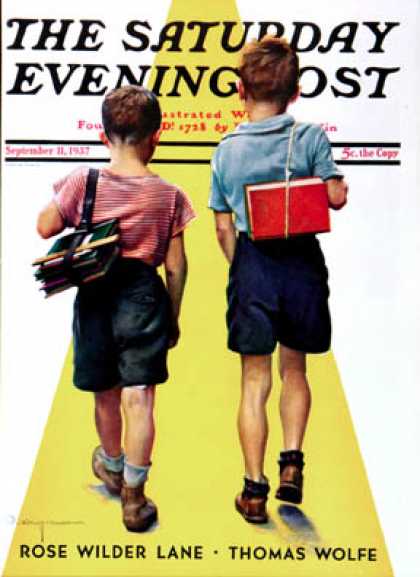 Saturday Evening Post - 1937-09-11: Back to School (Robert C. Kauffmann)