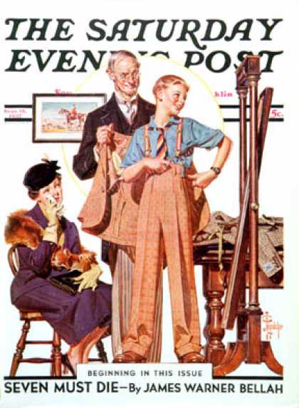 Saturday Evening Post - 1937-09-18: First Long Suit (J.C. Leyendecker)
