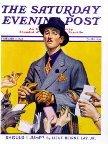 Saturday Evening Post - 1938-02-05: Movie Idol (Edgar Franklin Wittmack)
