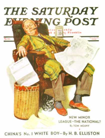 Saturday Evening Post - 1938-03-19: Tax Deadline (John Newton Howitt)