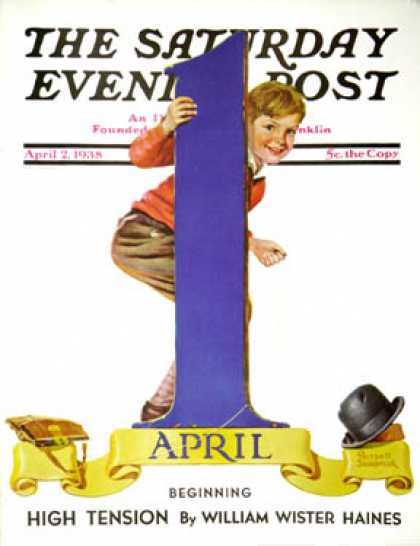Saturday Evening Post - 1938-04-02: April Fool's Day (Russell Sambrook)