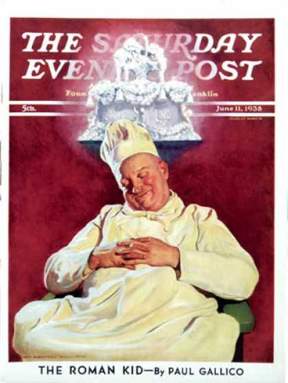 Saturday Evening Post - 1938-06-11: Cake Dream (John Newton Howitt)