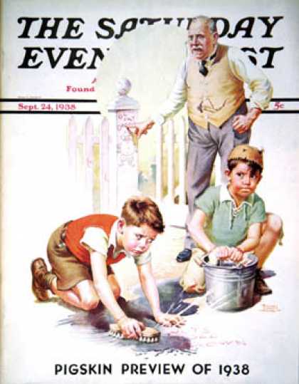 Saturday Evening Post - 1938-09-24: Cleaning Up Graffiti (Frances Tipton Hunter)