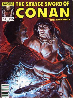 Savage Sword of Conan 103 - Swird - Conan - The Barbarian - A Marvel Magazine - The Savage Sword