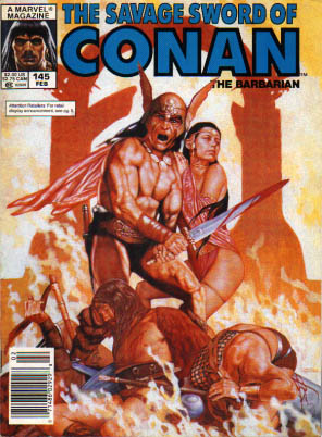 Savage Sword of Conan 145
