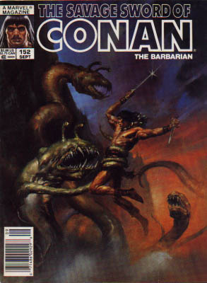 Savage Sword of Conan 152 - Marvel Comics - Conan - Barbarian - Marvel - Fight