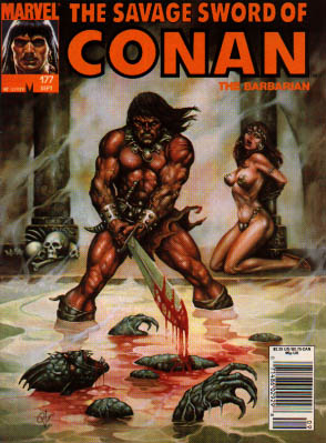 Savage Sword of Conan 177 - Barbarian - Slave Girl