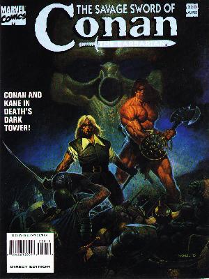Savage Sword of Conan 220 - Marvel - April - Kane - Deaths Dark Tower - Weapon