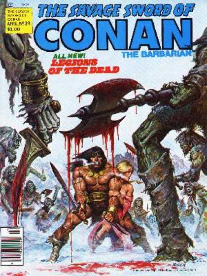 Savage Sword of Conan 39 - Legions - Deal - Battle Axe - Surrounded - Dead