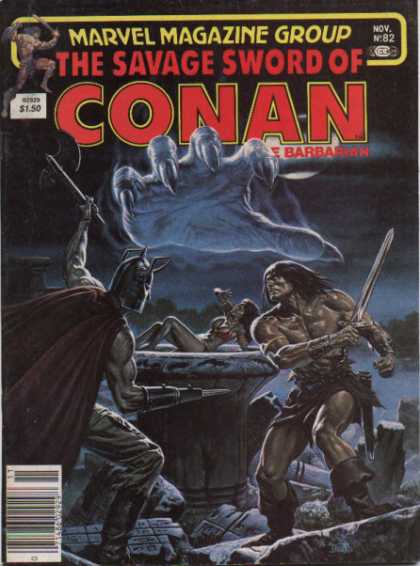 Savage Sword of Conan 82 - Marvel - Magazine - Nov - 82 - Barbarian