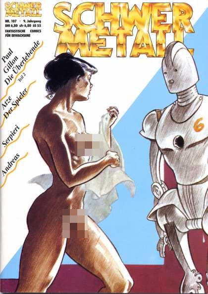 Schwermetall 112 - Adult Graphic Novels - German Graphic Novels - Classic Sci-fi - Future Fantasy - Robot Adventures