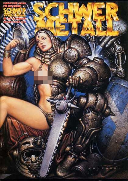 Schwermetall 152 - Schwer Metall - Naked Women - Iron Masks - Sword - Metals