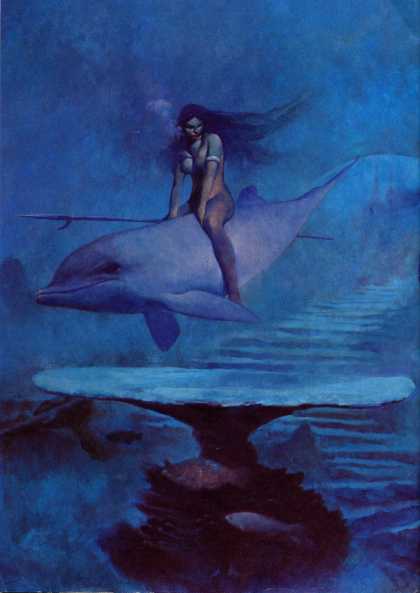 Schwermetall 32 - Dolphin - Mermaid - Lance - Sea - Water