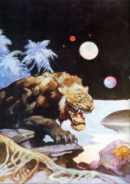 Schwermetall 62 - Alien World - Lion Beast - 5 Planets - Jungle Trees - Claws