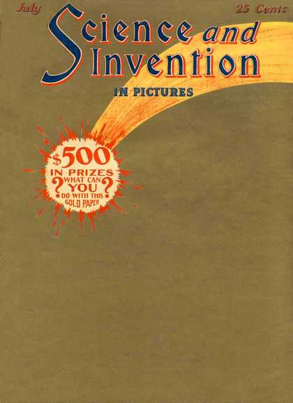 Science and Invention - 7/1924