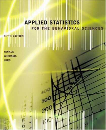 Science Books - Applied Statistics for the Behavioral Sciences