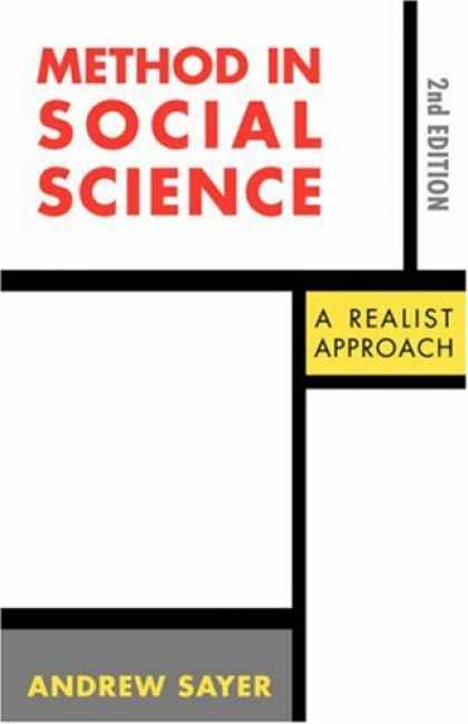 Science Books - Method in Social Science: A Realist Approach
