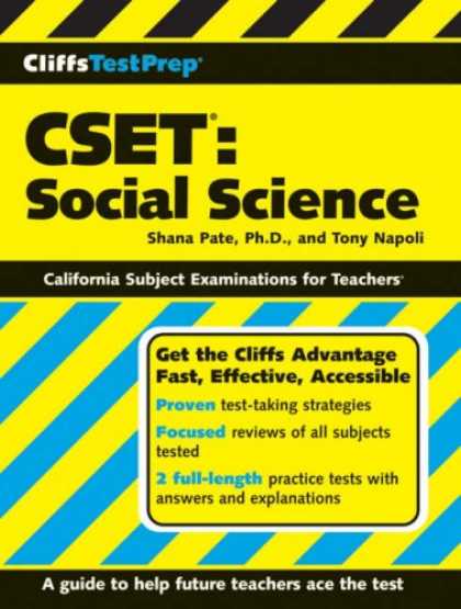 Science Books - CliffsTestPrep CSET: Social Science
