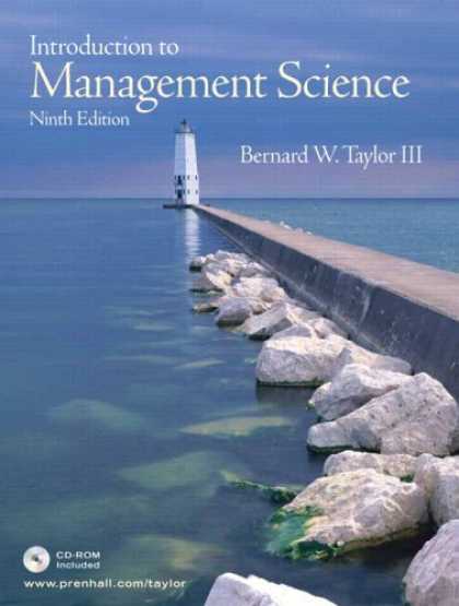 Science Books - Introduction to Management Science, 9th Edition (Book & CD-ROM)